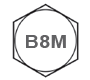 پیچ گرید b8m logo