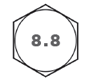 پیچ خشکه 8.8 logo